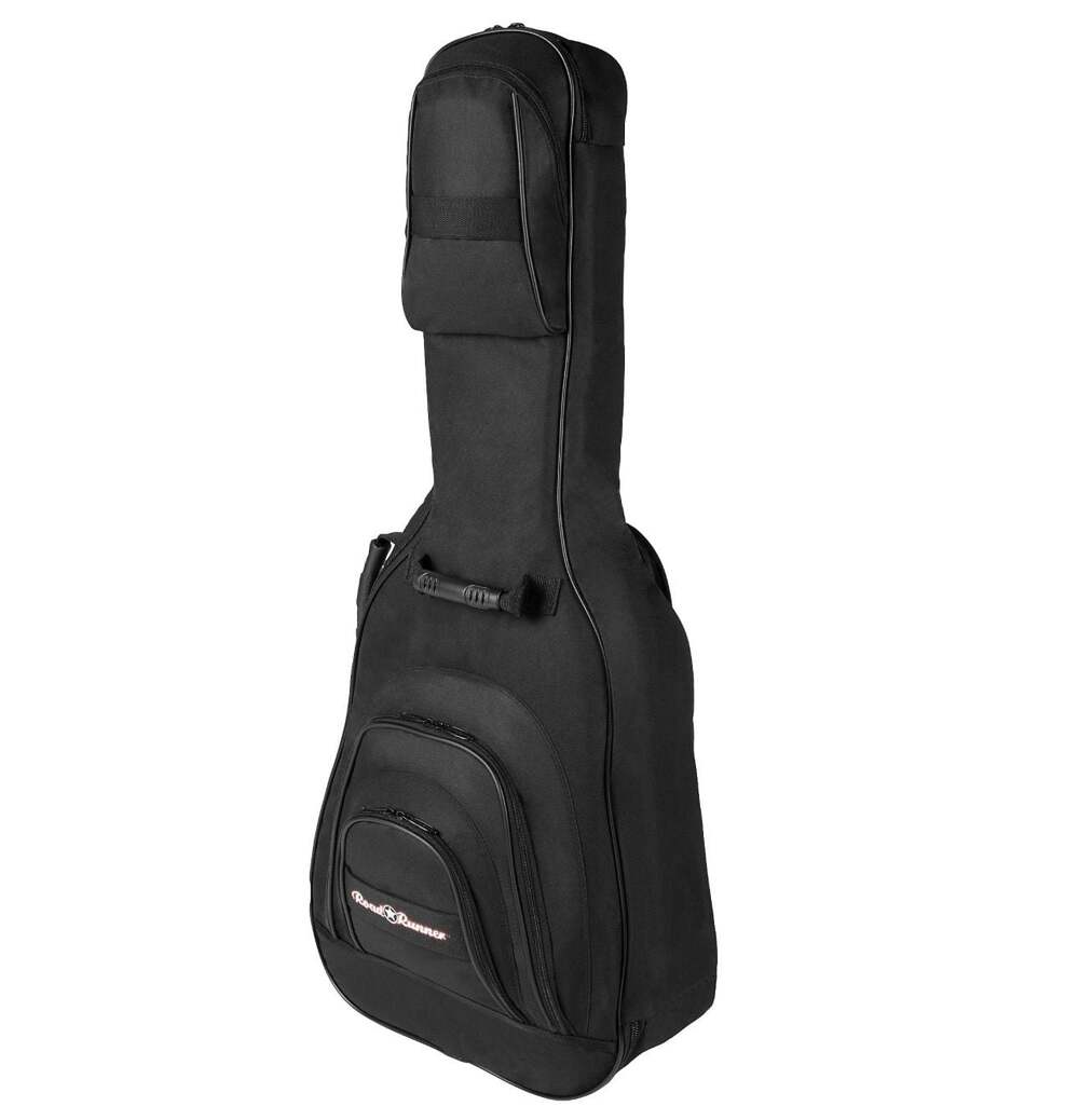 Road Runner Black Acoustic Guitar Gig Bag Soft Case - Picture 2 of 6